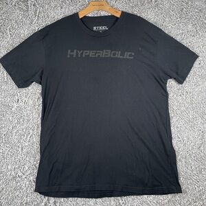 Steel Supplements T-Shirt Men’s XL Black Short Sleeve Activewear Gym Training